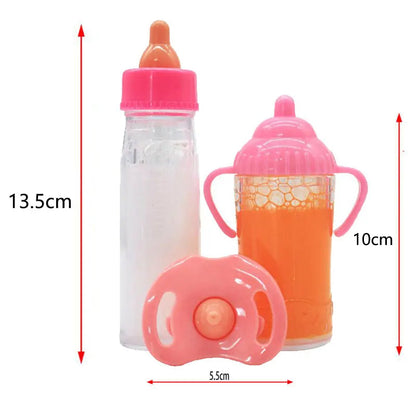 Baby Disappearing Doll Feeding Set Wear For Reborn Baby Doll, Multiple Baby Doll Accessories, Children Best Birthday Gift. Good Vibrations