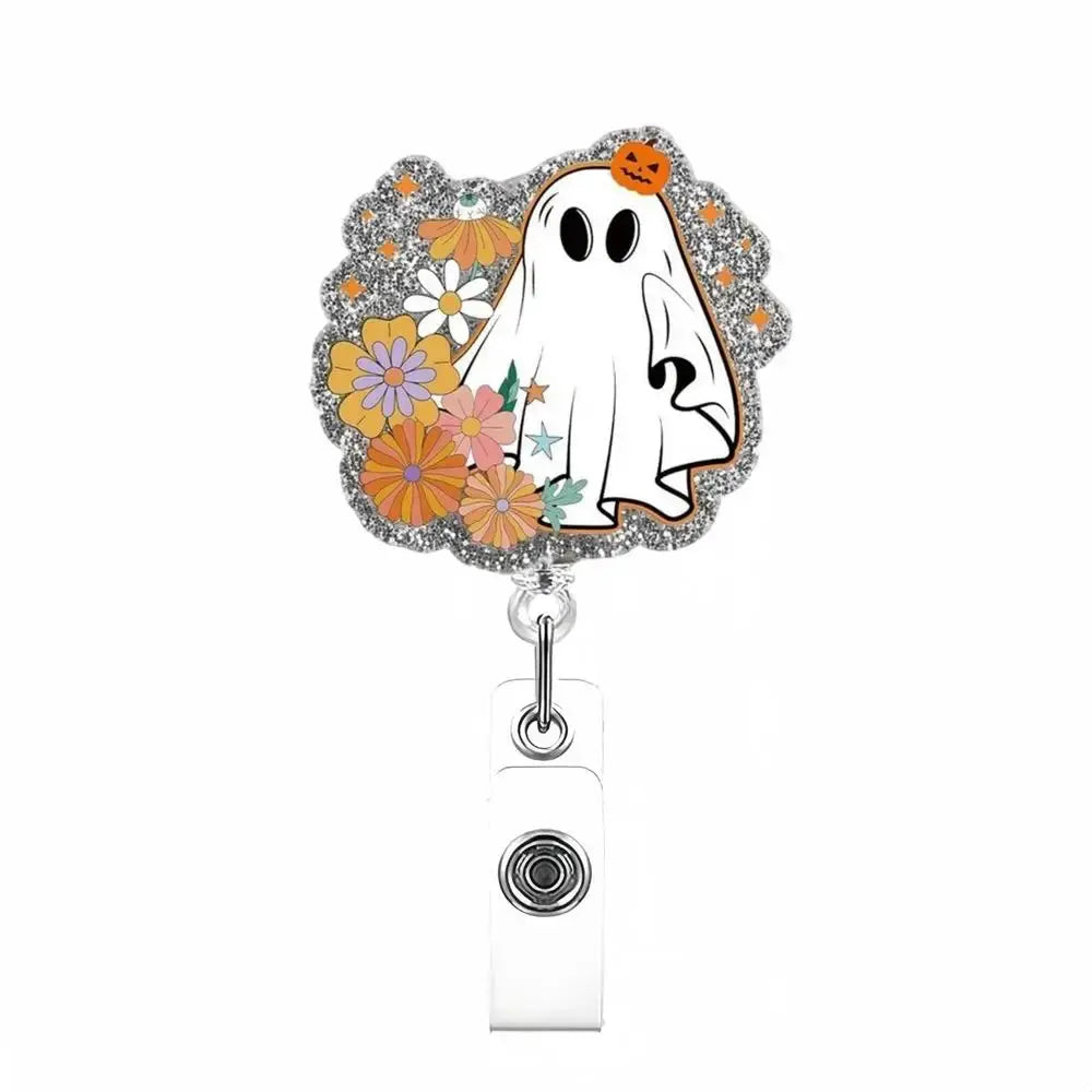 New Glitter Acrylic Retractable Nurse Badge Reel Doctor Teacher Student Name Id Card Holder Keychains Lanyard Wholesale Good Vibrations