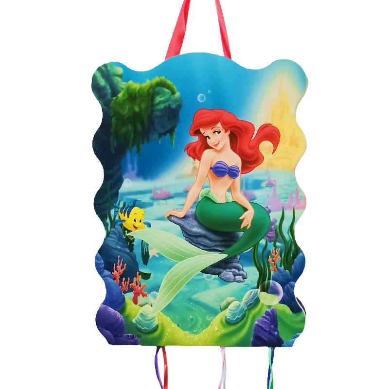 Disney Lilo Stitch Little Mermaid Frozen Princess Boys Girls Favors Pinata Happy Birthday Events Party Decoration DIY Pinata Good Vibrations
