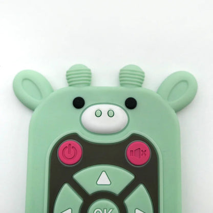 Baby Teether Toy: Realistic Cartoon Remote Control for Soothing Gum Discomfort Remote Control Toy Good Vibrations