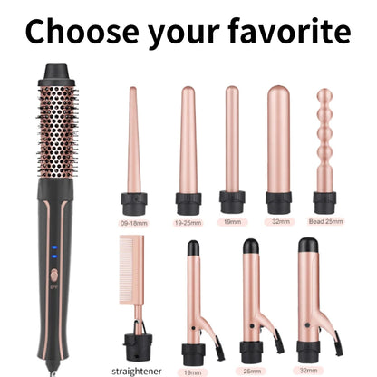 Customizable Electric Curling Iron Hair Tools Professional Roller Curls Wand Fast Heating Up  Curling Iron for All Hair Types