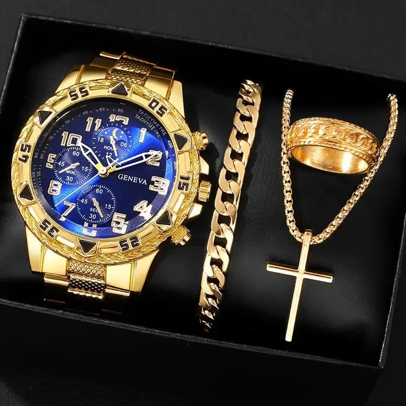 Men Watches Luxury Brand Watches for Men Fashion High Quality Quartz Wristwatches Business Steel Strap Sports Male Clock Good Vibrations