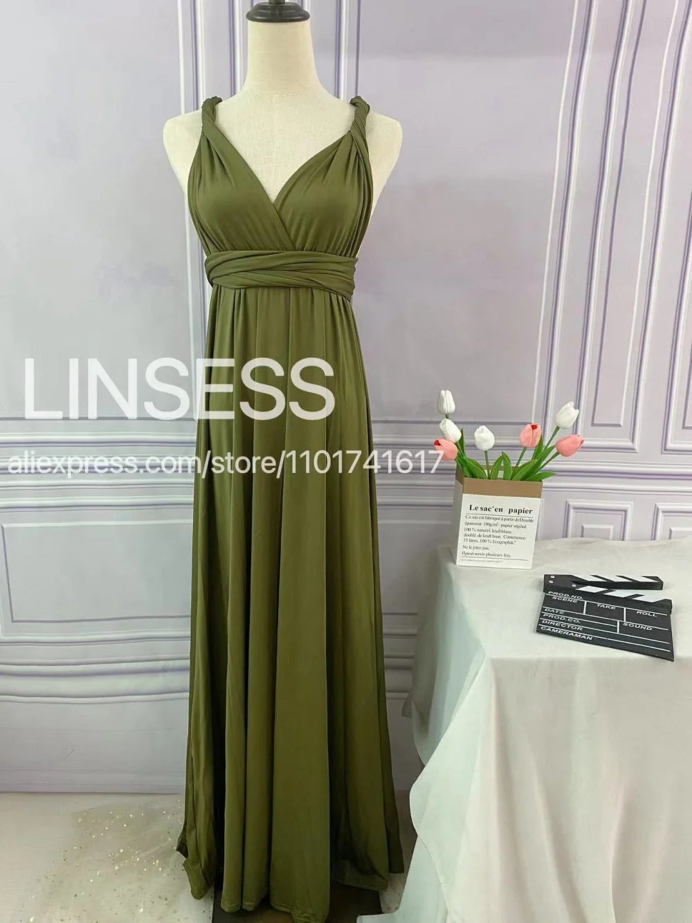Multiway Maxi Dress Bridesmaid Dress Infinity Cocktail Dress Floor Length Bridesmaid Dress Maxi Dress for Bridesmaid Gifts Good Vibrations