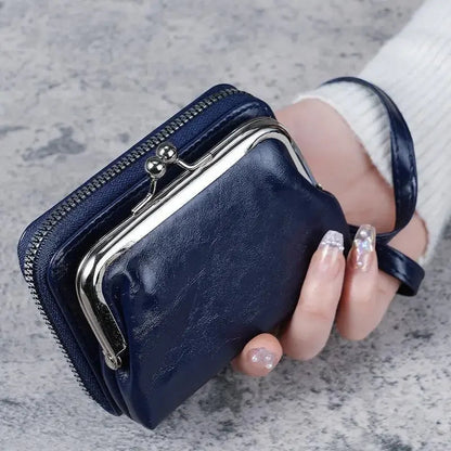 Fashion Purse Women's Buckle Small Purse Zipper Clip Bag Clutch Bag Wallets Card Holderss Wholesale Good Vibrations