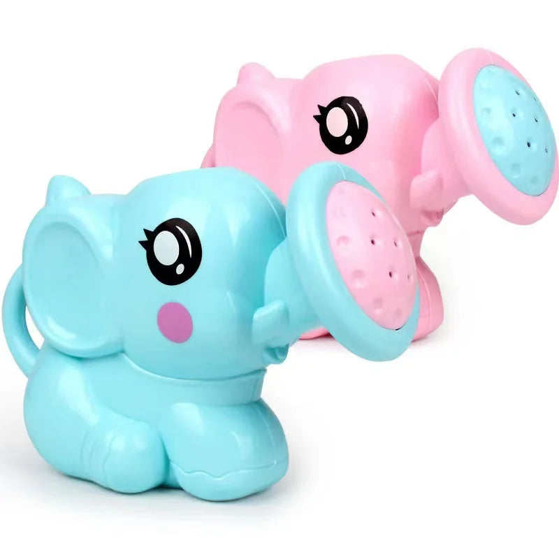 Baby Bath Toys Lovely Plastic Elephant Shape Water Spray for Baby Shower Swimming Toys Kids Gift Baby Kids Toy Good Vibrations