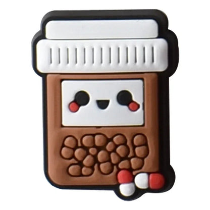 Shoe Charms for Crocs Accessories Organ Medical Care Shoes Charm for Croc Decorations Pins Men Accessory Jeans Woman Clogs Clips Good Vibrations