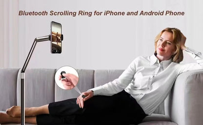 Tiktok Scrolling Ring Tiktok Remote Control Is Suitable for Iphone, iPad Bluetooth Page Turning Ring Roller, Both Camera Shutter, Short Video and Music Remote Control Function, Compatible with Ios and Android Phones Good Vibrations