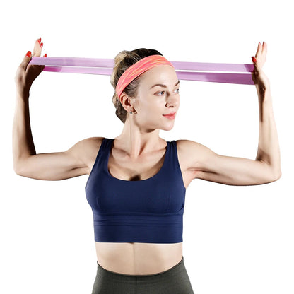 Home training yoga sport resistance bands Fitness Elastic Resistance Bands Stretching Pilates Crossfit Workout Gym Equipment Good Vibrations