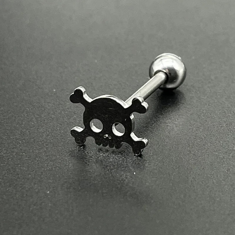 316L Titanium Steel Cute Tongue Rings Women Piercing Tongue Barbells Piercing Jewelry Ear Studs Septum Piercing Good Vibrations