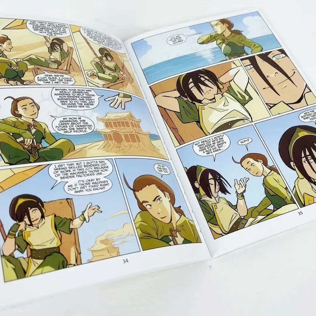 Avatar:The Last Airbender Season 1 Nine books + Season 2 Nine books English book American comics Action comedy fantasy story Good Vibrations