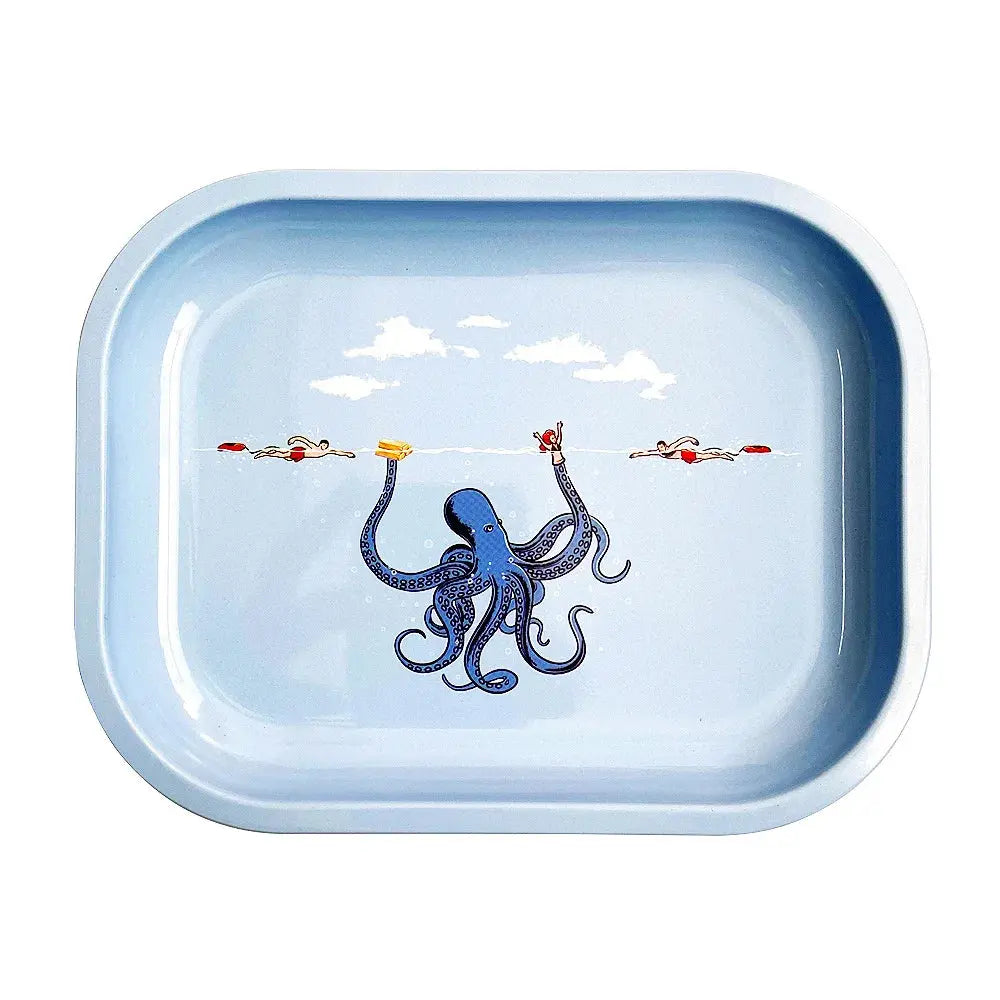 1pc Metal Rolling Tray Tobacco Herb Smoking Accessories 180*140mm Small Tray Tinplate Storage Plate Gifts GOOD Vibrations Adult Super Store