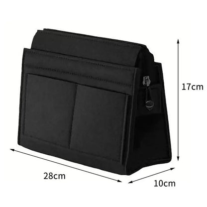 Purse Organizer Insert, Multi-Pocket Felt Bag Organizer For Handbag Tote Bag Purse Organizer Good Vibrations