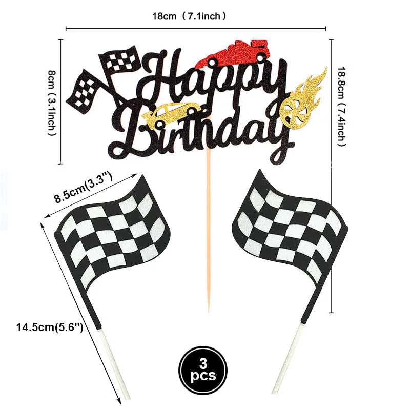 Two Fast Theme Disposable Tablecloth Racing Car Birthday Party Supplies Kids 2nd Birthday Party Decorations Good Vibrations