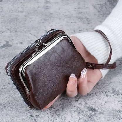 Fashion Purse Women's Buckle Small Purse Zipper Clip Bag Clutch Bag Wallets Card Holderss Wholesale Good Vibrations