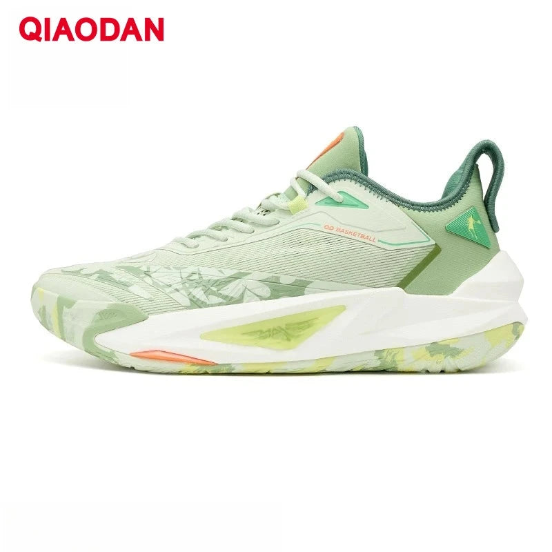 QIAODAN 2025 New Professional Men's Basketball Shoes Fashion Carbon Plate Lightweight Low-Top Sports Sneakers QDA013253105 Good Vibrations
