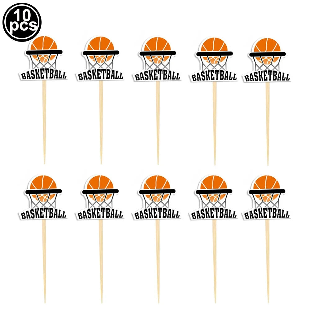 Basketball Happy Birthday Cake Topper Basketball Cupcake Toppers Basketball Theme Boys Birthday Party Cake Decorations Supplies Good Vibrations