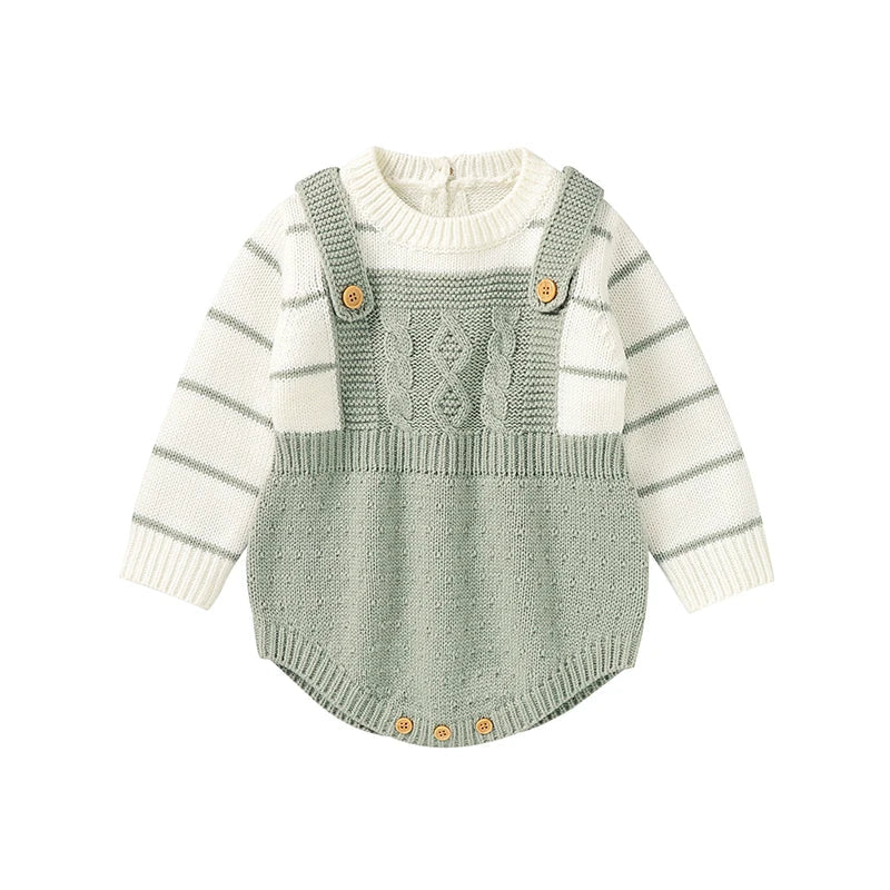 Baby Bodysuits Long Sleeve Spring Autumn Outwear Newborn Boy Girl Knitted Onesie Winter One Pieces Toddler Infant Unisex Clothes Good Vibrations