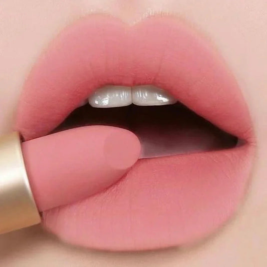 Nude Matte Velvet Lipstick Lip Liner Color Rendering Lasting Non-stick Cup Sexy Lipsticks Waterproof Beauty Lips Makeup Cosmetic Good Vibrations