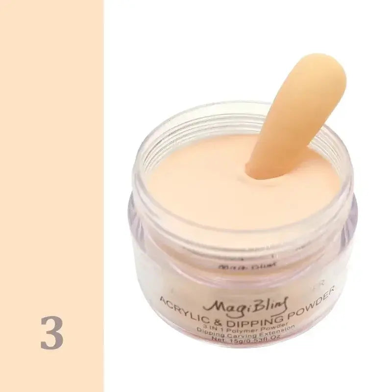 15g Acrylic Powder Light Color Carving Nail Polymer Tip Extension Crystal Powders Manicure Professional Nails Art Accessories Good Vibrations