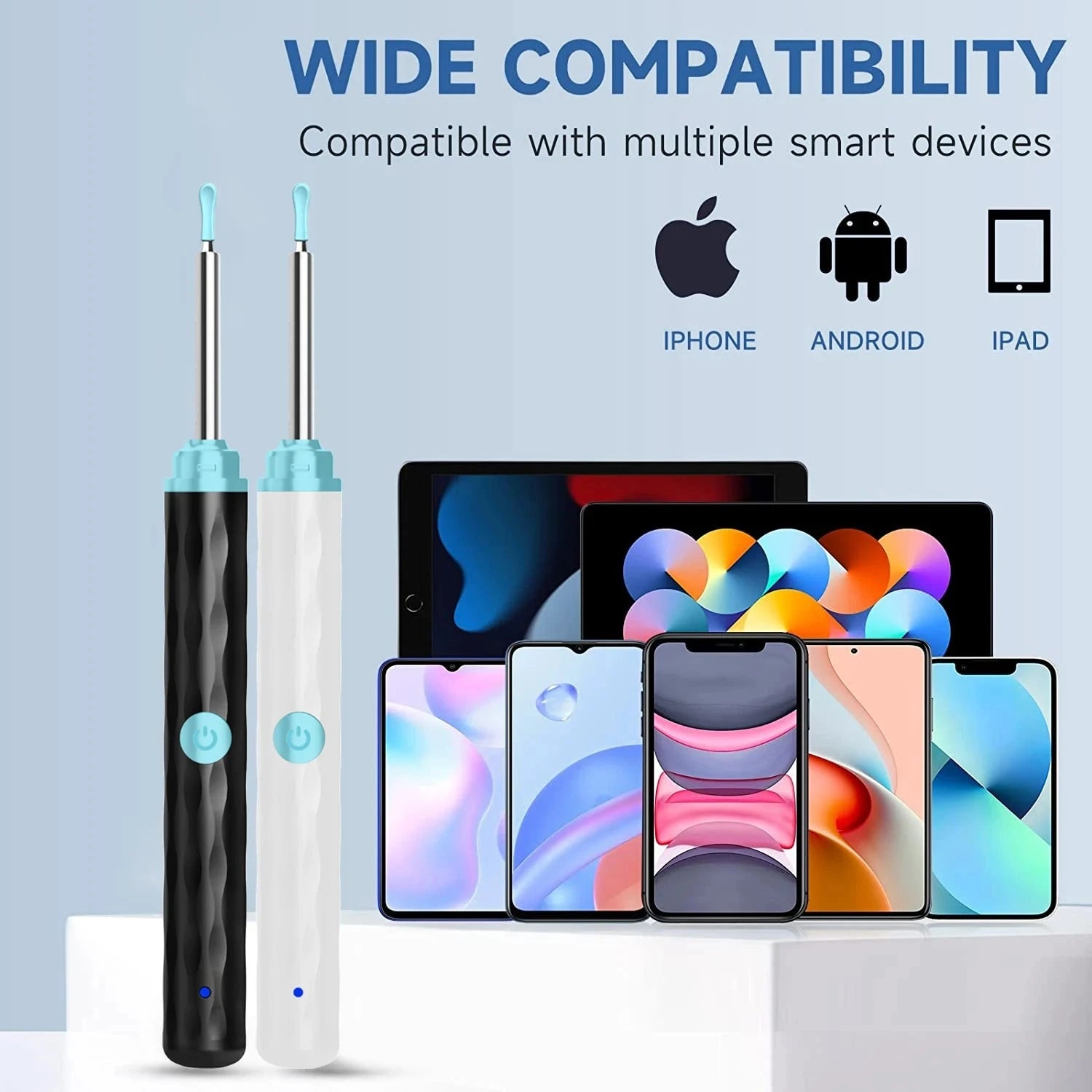 Ear Wax Removal With 5 Ear Scoop, Ear Cleaner With Camera,Ear Wax Remover Tool With 1080P, Rechargeable Earwax Removal Kit Good Vibrations