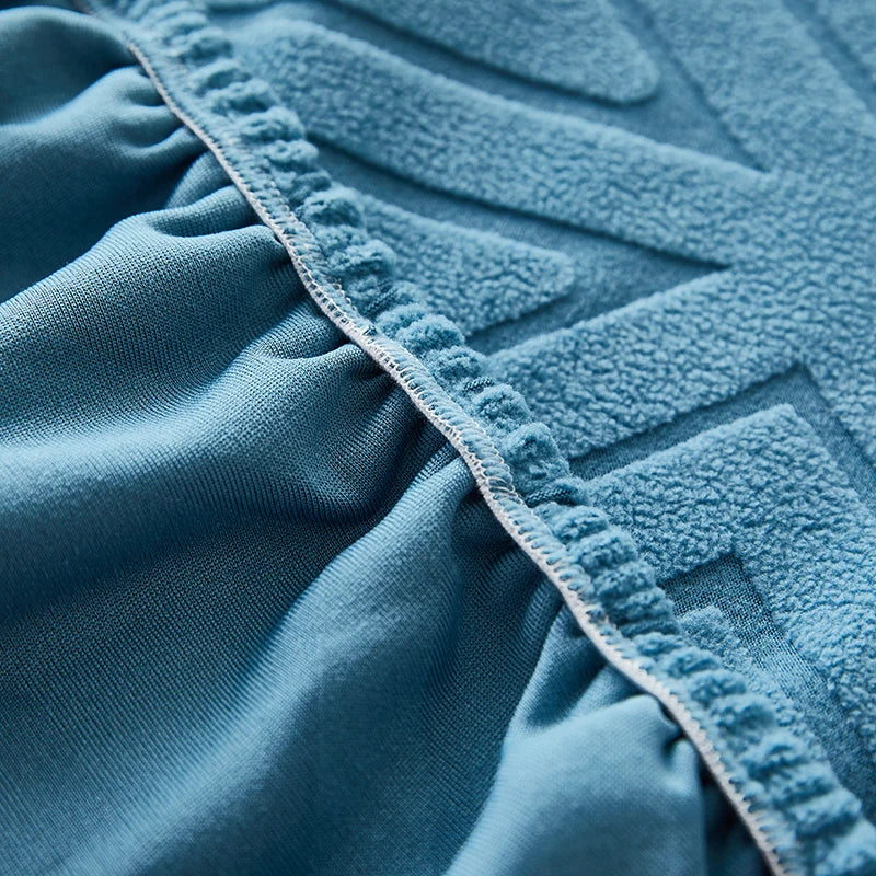 Bedhead protective cover, dirt proof, high elasticity, easy to install, universal bedside cover for all seasons, bedside cover Good Vibrations