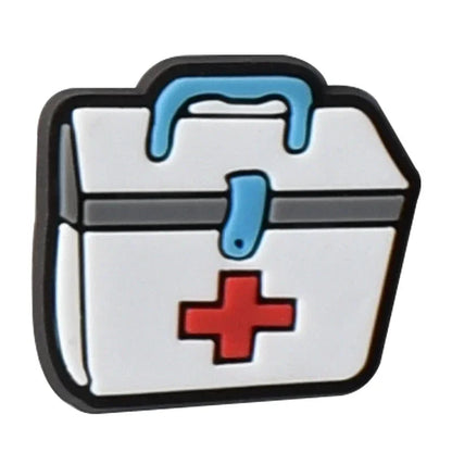 Shoe Charms for Crocs Accessories Organ Medical Care Shoes Charm for Croc Decorations Pins Men Accessory Jeans Woman Clogs Clips Good Vibrations