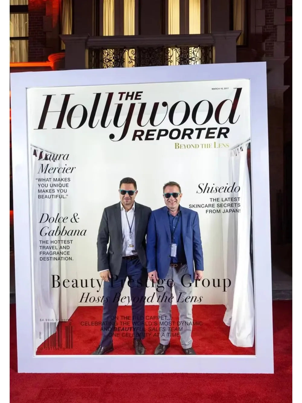 Weddings Photography Background decoration Props PVC magazine photo booth backdrop party event  led photo booth with led Good Vibrations