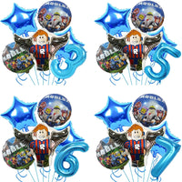 ROBLOX Birthday Foil Balloons Set Cartoon Party Decoration Supplies Baby Shower Favor Game Gift Number Balloon Boy Toy diy Good Vibrations