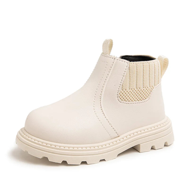 Children Fashion Boots Soild Color Versatile Kids Short Boots Soft Bottom Non-slip 2025 Autumn Winter New Boys Girls Ankle Boots Good Vibrations