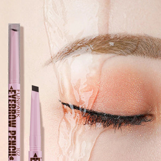 2 in 1 Professional Eyebrow Pencil Eye Makeup for Women 5 Colors Waterproof Long Lasting Eyebrow Brush Eye Brow Pen Cosmetic Gif Good Vibrations