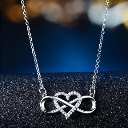 925 Sterling Silver AAA Zircon Necklace Chain High Quality Fashion Jewelry For Women Men Wedding Birthday Party Gift Good Vibrations