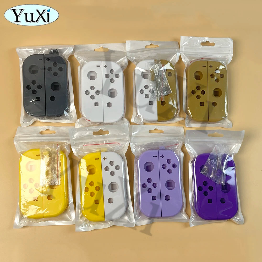 1Set Front Back Middle Frame Shell Housing Case Plastic Cover LR SL SR Buttons For Nintend Switch NS NXJoy-Con Game Controller Good Vibrations