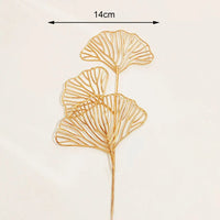 31Pcs White Gold Balls Cake Toppers Golden Ginkgo Leaves Metal Gold Balls Cake Toppers for Wedding Birthday Cake Decorations Good Vibrations