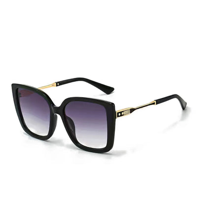 2025 Fashionable Women Sunglasses Large Frame Gradient Color Glasses for Women Exquisite Design for Women Sunglasses for Women Good Vibrations
