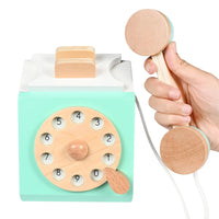 Children's simulated telephone, landline toy, baby model, early education, speaking, puzzle button, making phone calls Good Vibrations