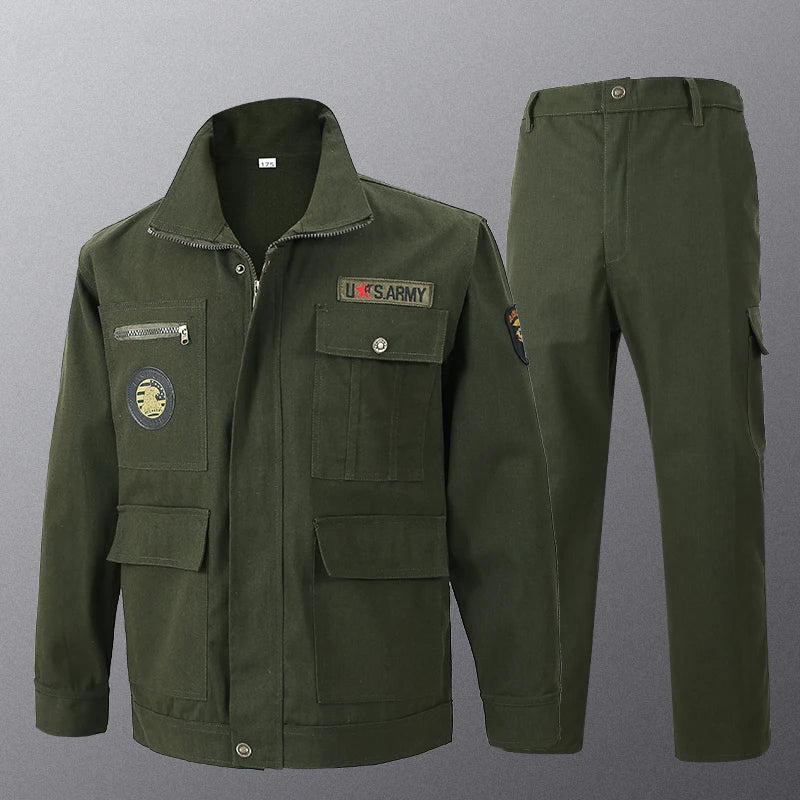 New Product Ruins Camouflage Overalls Suit Male Spring And Autumn Wear-resistant Dirt-resistant Tear-resistant Construction Site Good Vibrations