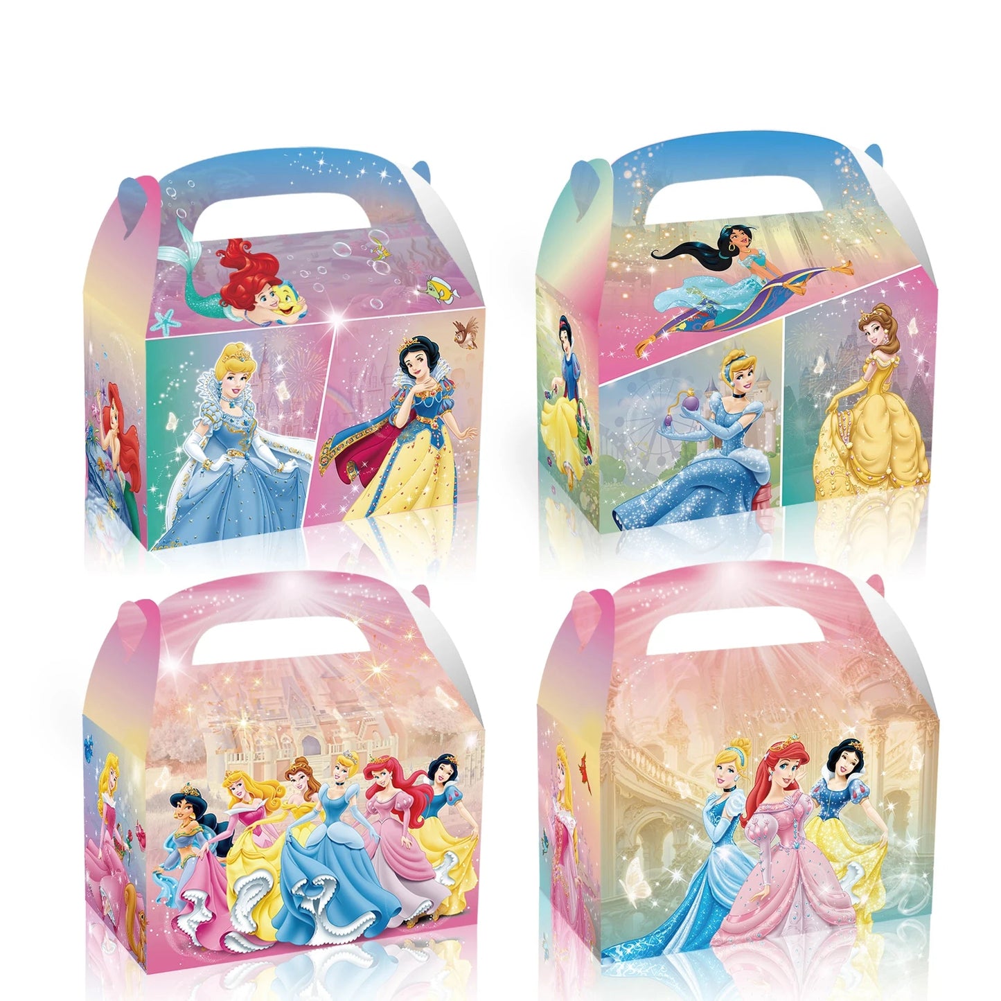 Princess Party Favor Girls' Happy Birthday Banner Princess Pinata Fillers Mask Stickers Disposable Tableware Set Decorations Good Vibrations