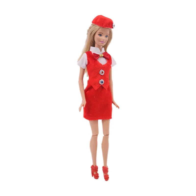Doctor And Nurse Clothes, Mini Medical Equipment,Protective Suit,Uniform Suitable For 11.5 Inch Ken & 30cm Doll Accessories Good Vibrations