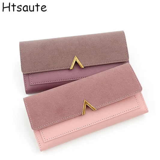 Long Purses For Women Wallet New Fashion Long Coin Purse Card Holder Small Ladies Wallet Female Hasp Mini Clutch billetera bolas Good Vibrations
