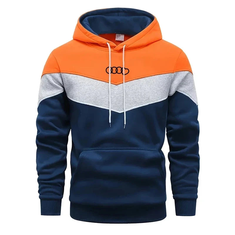 Men's Clothing Casual Sweatshirt Suit Sweatshirts for Men Daily Tricolor Hoodies Hot High Quality 2024 Sports Tracksuit Jogging Good Vibrations