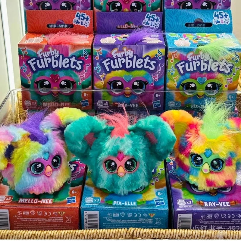 Hot Furby Furblets Mini Friend With Sounds & Music Collectible And Cute Electronic Children'S Gril Gifts Boys Good Vibrations