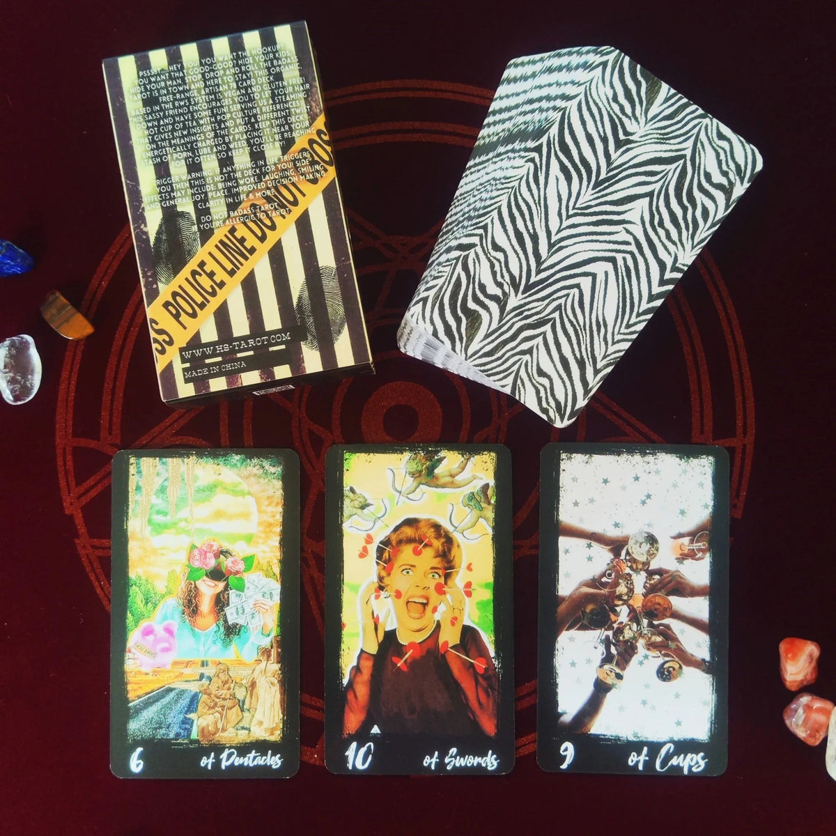 Hot Selling The Bad Ass Tarot Leisure Entertainment Card Family Gathering Divination Deck Tarot Board Playing Card Game Good Vibrations
