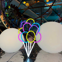 Balloon Neon Light Holiday Party Balloon Decoration Balloon Neon Sign Bar Bedroom club Wall Decoration Children Art Lamp Gift Good Vibrations