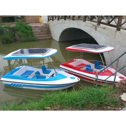 Water equipment for a 4-person electric fiberglass jet boat Good Vibrations