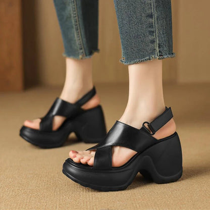 High Heels Women Sandals Platform Fashion Shoes Elegant New Walking Trend Slippers Pumps Dress Comfort New Mujer Zapatillas Good Vibrations