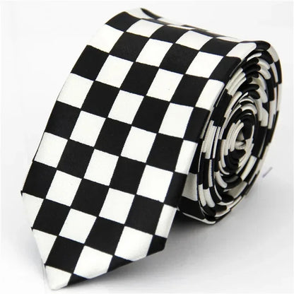 Mens Ties Slim 5cm (2in) Wedding Striped Dots Piano Skulls for Men Women Gravata Corbata Regalos Para Hombres Accessoires Homme Good Vibrations