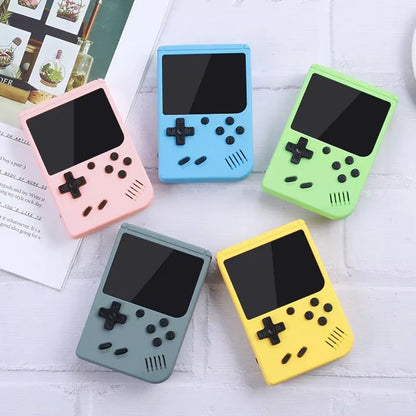 Retro Handheld Games Console Built-in 500 Video Games Portable Gaming Player with 3.0 Inch IPS Screen and Rechargeable Battery Good Vibrations