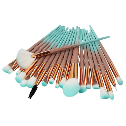 20Pcs Diamond Makeup Brushes Set Powder Foundation Blush Blending Eye shadow Lip Cosmetic Beauty Make Up Brush Pincel Maquiagem Good Vibrations