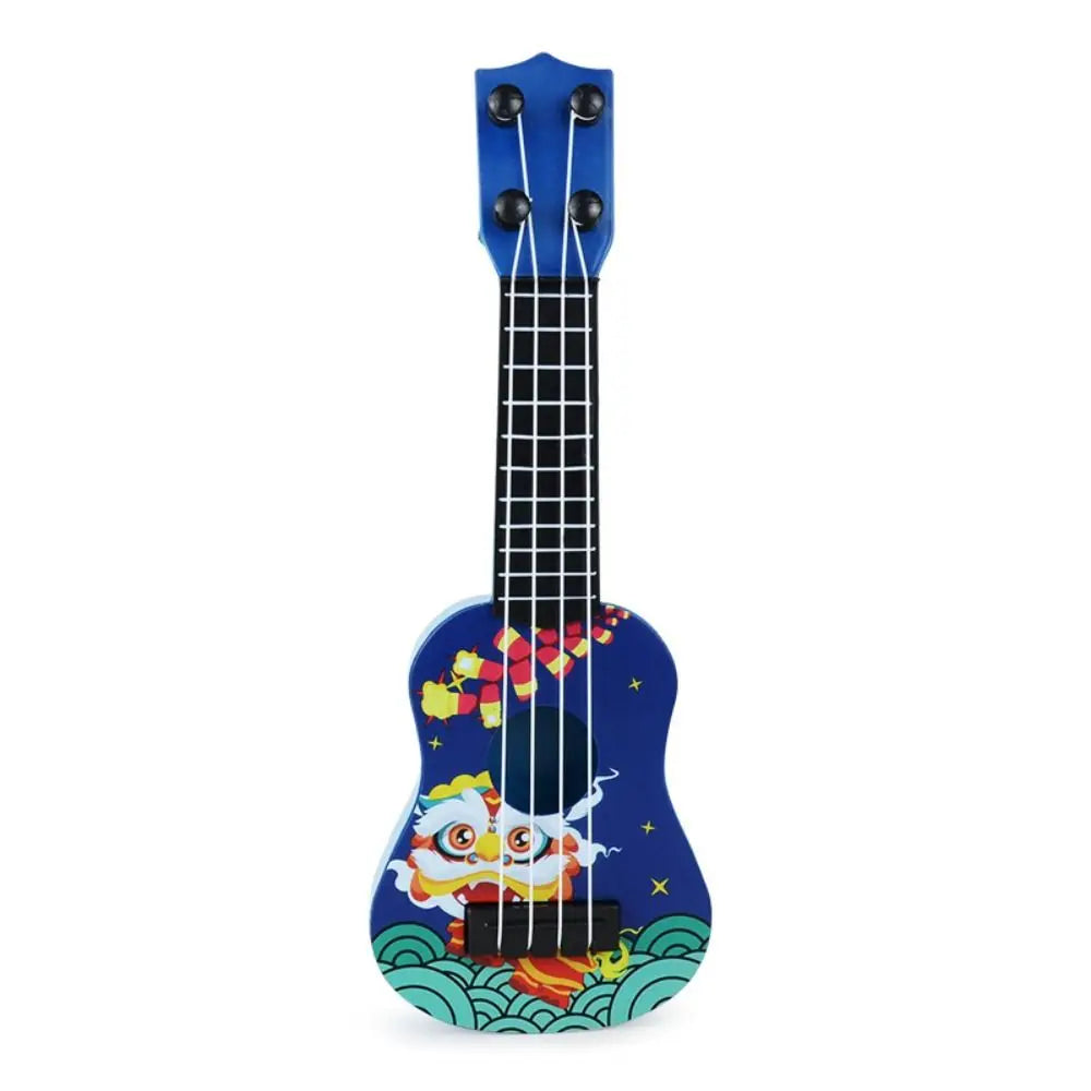 Toys Musical Instrument Entertainment Toys 4 Strings Classical Ukulele Small Guitar Toy Educational Toy Musical Instrument Toy Good Vibrations
