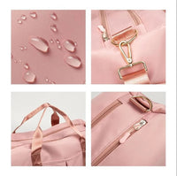 Personalized Duffle Bag, Gym Bag, Sport Bag, Custom Women Fitness Bags, Overnight Camp Bag Gift for Women, Gift For Mother's Day Good Vibrations